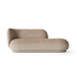 Canapé Rico Divan L Faded Velvet de Trine Andersen - Ferm Living-Sable-The Woods Gallery