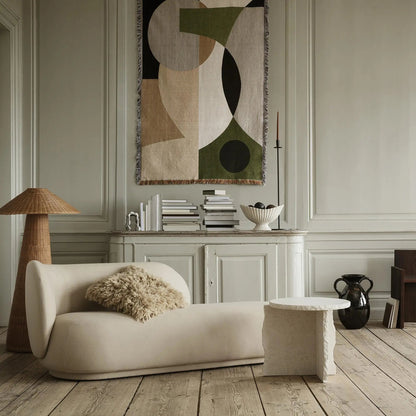 Canapé Rico Divan R Boucle de Trine Andersen - Ferm Living-Off White-The Woods Gallery