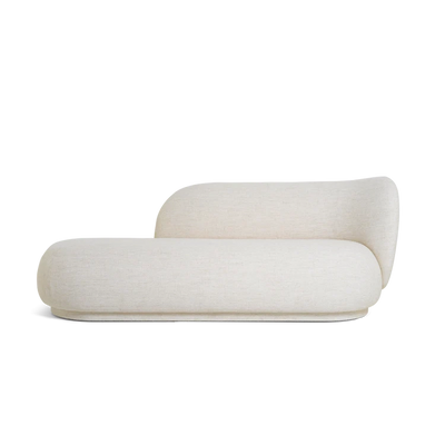 Canapé Rico Divan R Boucle de Trine Andersen - Ferm Living-Off White-The Woods Gallery