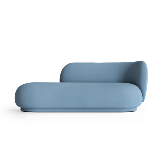 Canapé Rico Divan Tonus (Right) de Trine Andersen - Ferm Living-Bleu-The Woods Gallery