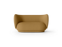 Canapé Rico Sofa 2 - Wool Boucle de Trine Andersen - Ferm Living-Marron/Jaune-The Woods Gallery