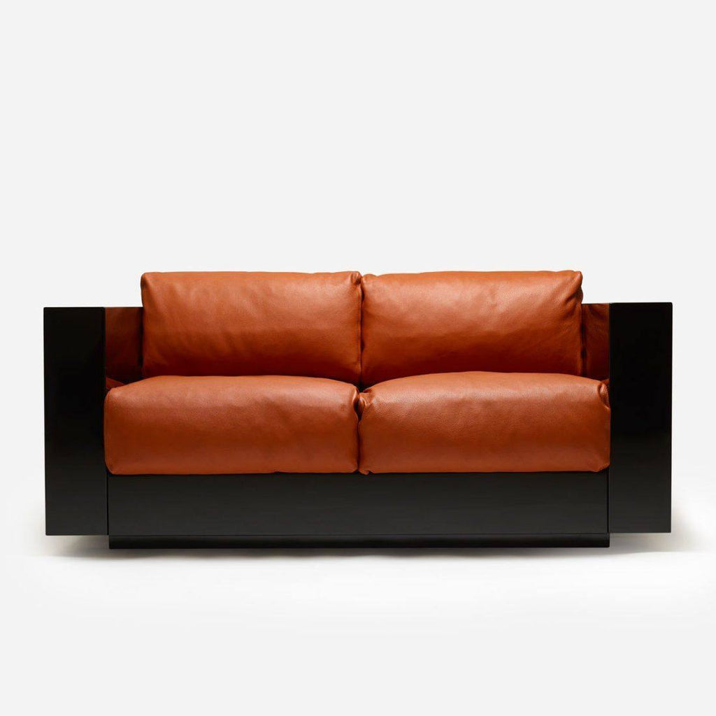 Canapé Saratoga de Vignelli Associates - Poltronova-Marron-L 210 cm-The Woods Gallery