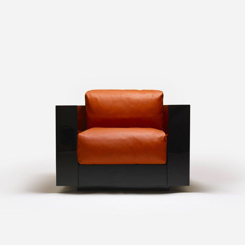 Canapé Saratoga de Vignelli Associates - Poltronova-Marron-L 210 cm-The Woods Gallery