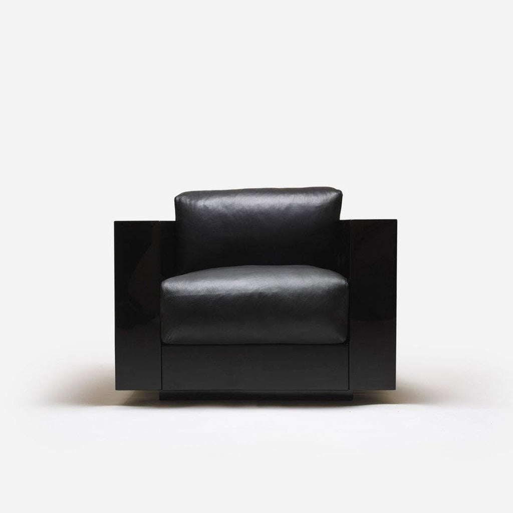 Canapé Saratoga de Vignelli Associates - Poltronova-Marron-L 210 cm-The Woods Gallery