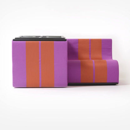Canapé Sofo de Superstudio / L 82 cm ou L 164 cm - Poltronova-Vert et Rose-L 164 cm-The Woods Gallery