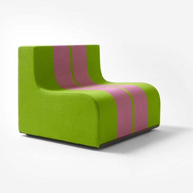 Canapé Sofo de Superstudio / L 82 cm ou L 164 cm - Poltronova-Vert et Rose-L 82 cm-The Woods Gallery