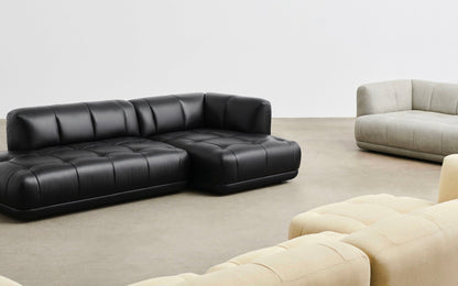 Canapé d’angle Quilton Cuir Noir - Hay-The Woods Gallery