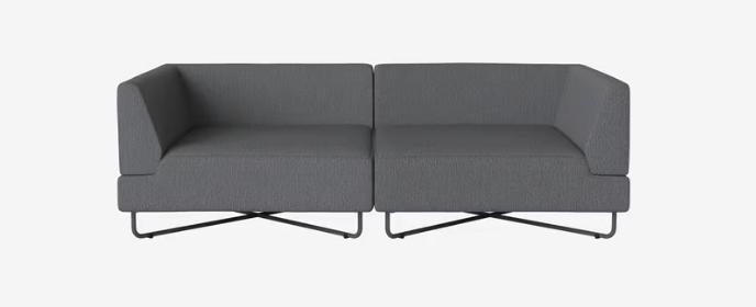 Canapé d'extérieur Orlando 2 unités- Bolia-Terra - Sable-The Woods Gallery