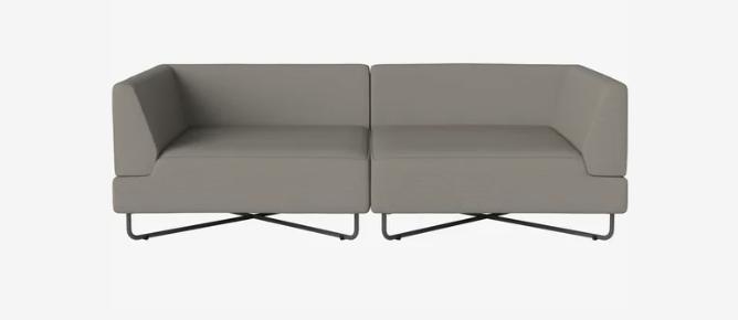 Canapé d'extérieur Orlando 2 unités- Bolia-Terra - Sable-The Woods Gallery