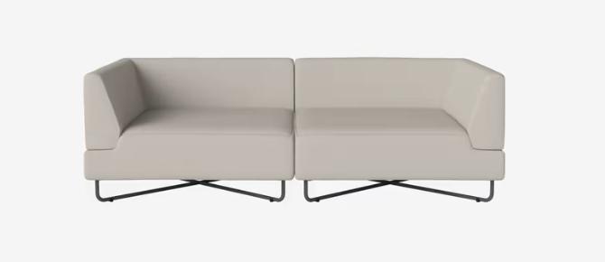 Canapé d'extérieur Orlando 2 unités- Bolia-Terra - Sable-The Woods Gallery