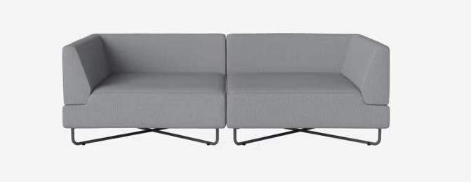 Canapé d'extérieur Orlando 2 unités- Bolia-Terra - Sable-The Woods Gallery