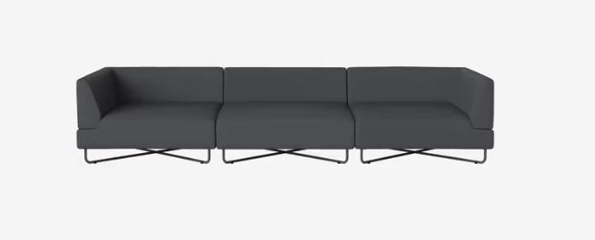 Canapé d'extérieur Orlando 3 unités - Bolia-Terra - Sable-The Woods Gallery