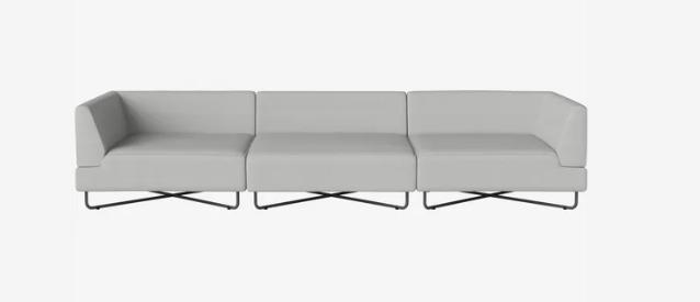 Canapé d'extérieur Orlando 3 unités - Bolia-Terra - Sable-The Woods Gallery