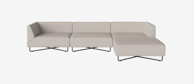 Canapé d'extérieur Orlando 4 unités - Bolia-Terra - Sable-The Woods Gallery