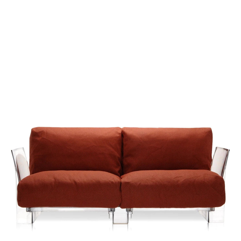 Canapé d'extérieur Pop Outdoor de Piero Lissoni avec Carlo Tamborini- Kartell-Ikon white-The Woods Gallery