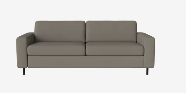 Canapé-lit Scandinavia 3 places - Bolia-Bleu roi-Chêne teinté noir huilé-The Woods Gallery