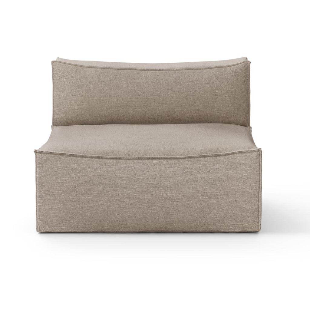 Canapé module central Catena / Large - Ferm Living-Beige-Rich Linen-The Woods Gallery