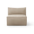 Canapé module central Catena / Small - Ferm Living-Beige-Rich Linen-The Woods Gallery