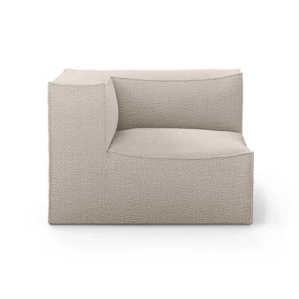 Canapé module d'angle de connexion Catena / Large - Ferm Living-Beige-Rich Linen-The Woods Gallery