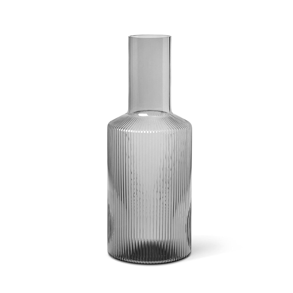 Carafe Ripple - Ferm Living-Fumé-The Woods Gallery