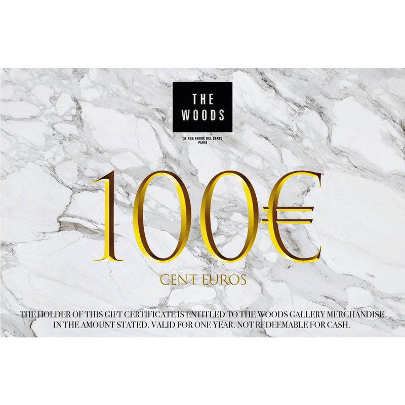 Carte cadeau - Gift Card - 100 €-The Woods Gallery
