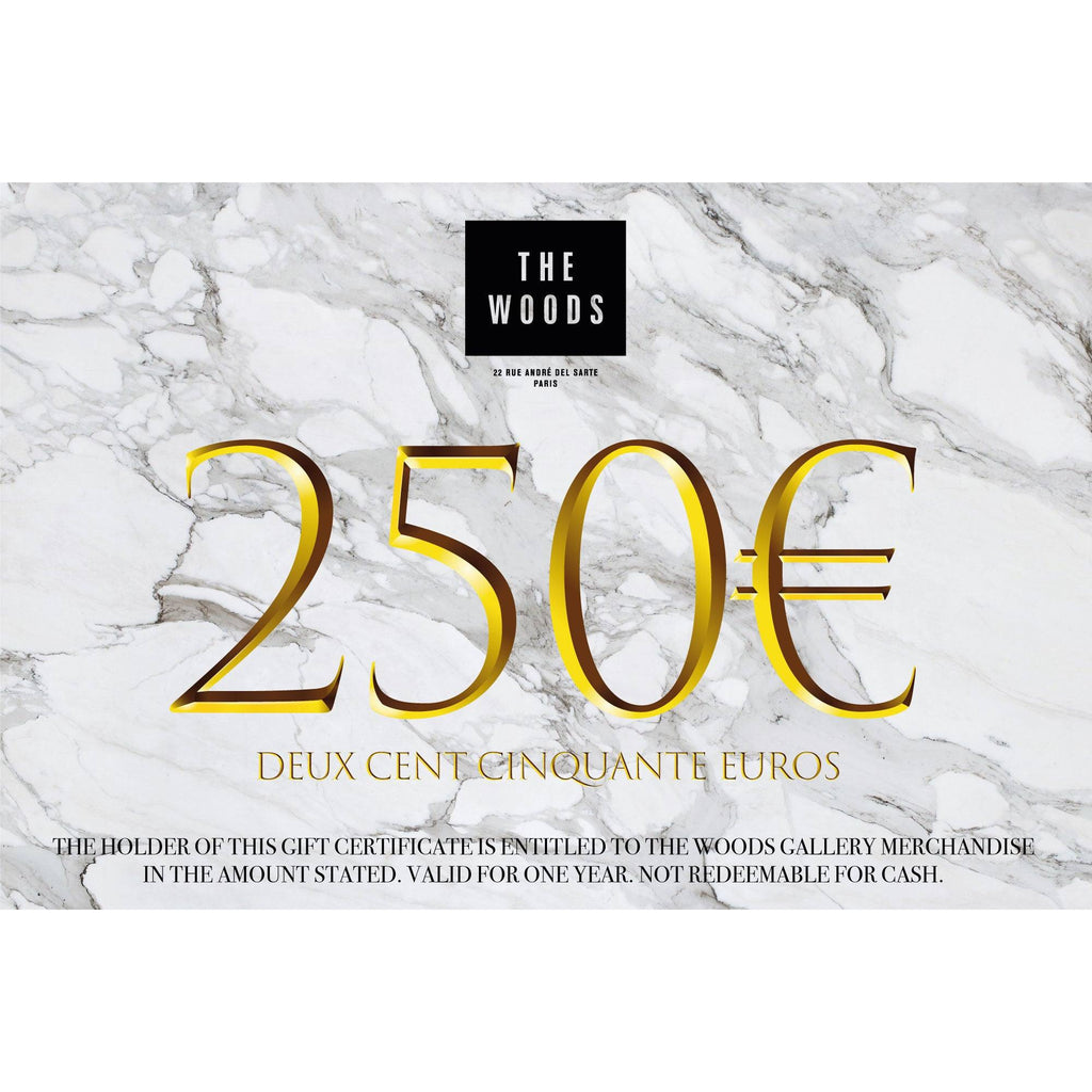 Carte cadeau - Gift Card - 250 €-The Woods Gallery