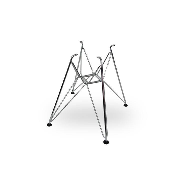 Chaise DSW Light Grey de Charles & Ray Eames - Herman Miller - Vintage-DSR - Piètement Eiffel Chromé-The Woods Gallery