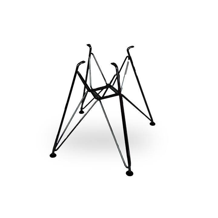 Chaise DSW Terracotta de Charles & Ray Eames - Herman Miller - Vintage-DSR - Piètement Eiffel Noir-The Woods Gallery