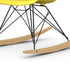 Chaise DSW Terracotta de Charles & Ray Eames - Herman Miller - Vintage-RAR - Piètement Rocking chair Noir/Chêne-The Woods Gallery