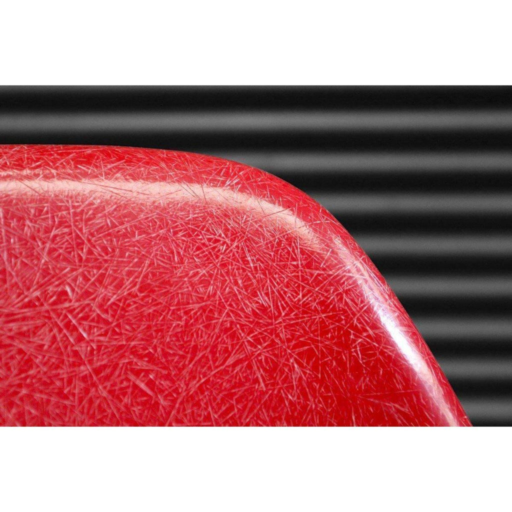 Chaise DSW True Red de Charles & Ray Eames - Herman Miller - Vintage-DSW - Piètement Base Dowel Noyer-The Woods Gallery