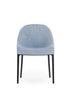 Chaise Eleganza Ela - Philippe Starck - Kartell-Bleu ciel-Noir-The Woods Gallery