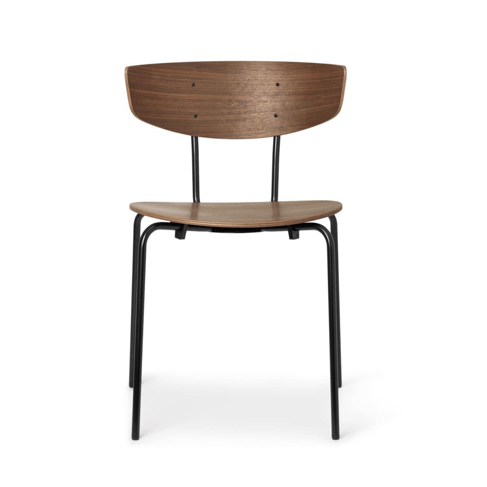 Chaise Herman - Ferm Living-Noyer-Chrome-The Woods Gallery