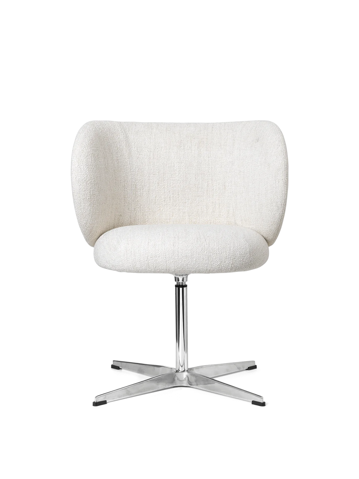 Chaise de Bureau Rico Blanc cassé bouclé - Ferm Living-The Woods Gallery
