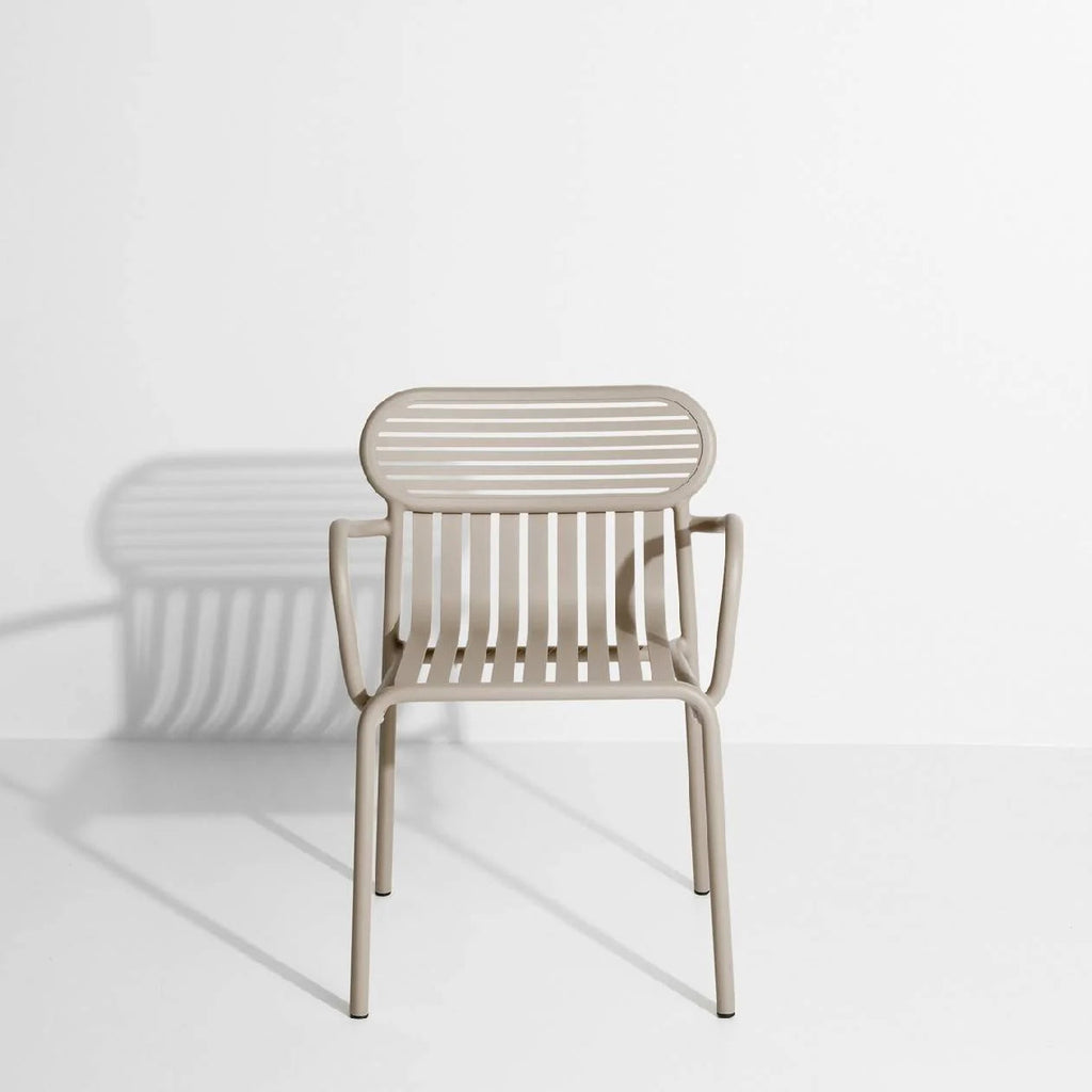 Chaise de jardin avec accoudoirs Week-End - Petite Friture-Noir-The Woods Gallery