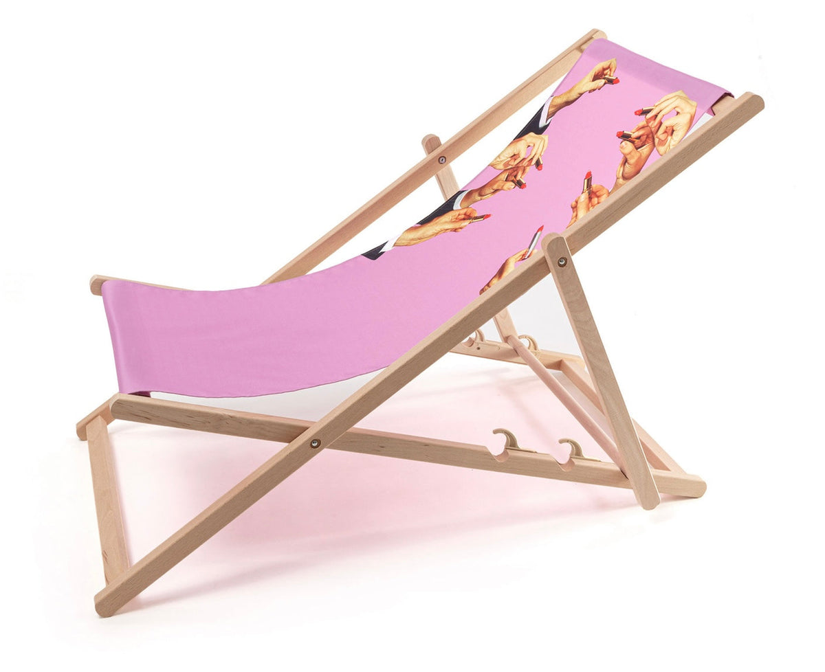 Chaise longue Lipsticks Pink de ToiletPaper - Seletti-The Woods Gallery
