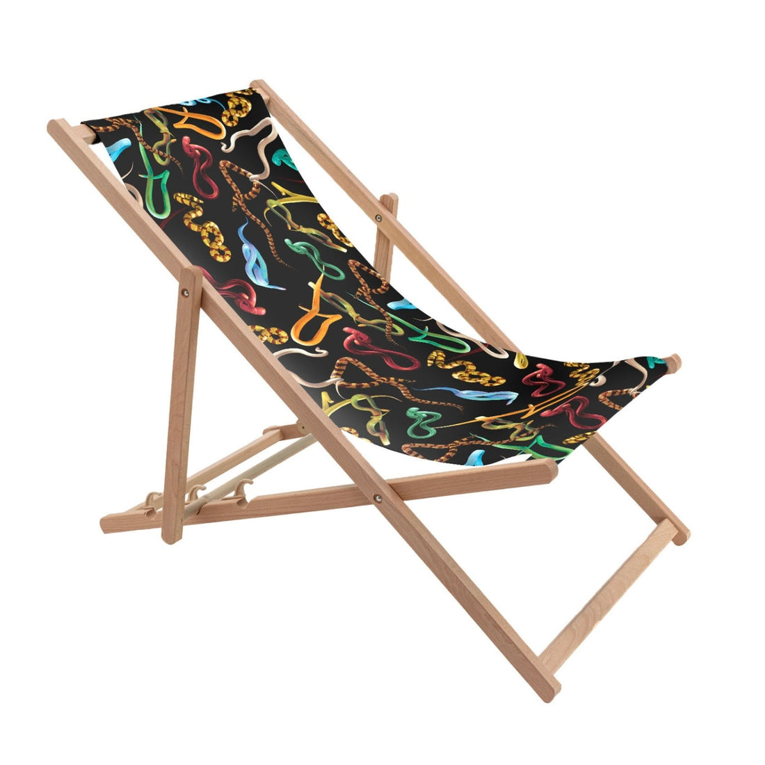 Chaise longue transat Snakes de ToiletPaper - Seletti-The Woods Gallery