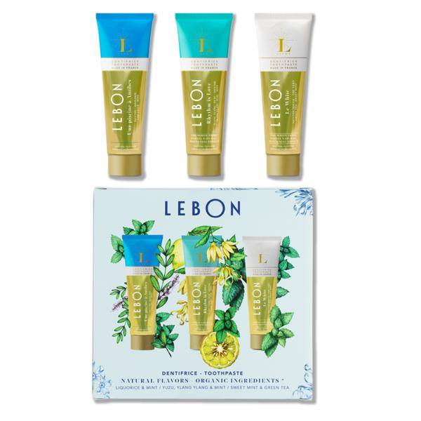 Coffret dentifrices Blue Mood 3x25 mL - Lebon Oralcare-The Woods Gallery