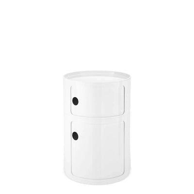 Componibili Big 2 modules Low - Kartell-Blanc-The Woods Gallery