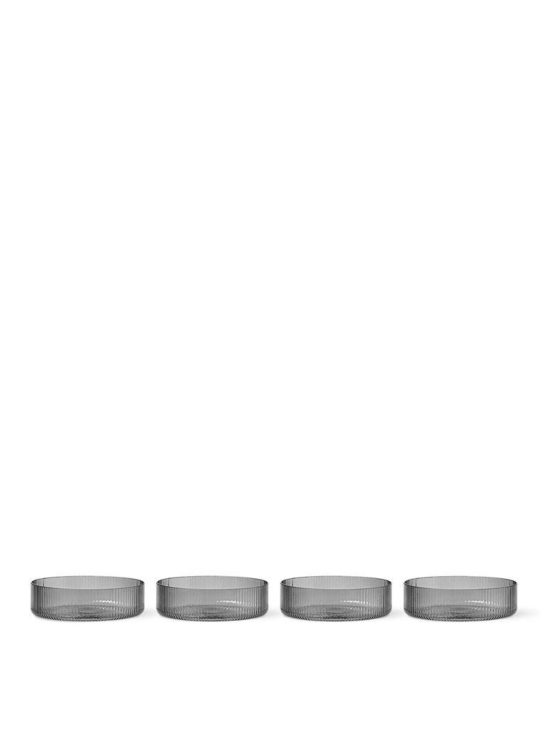 Coupelles Ripple de Trine Andersen - Ferm Living-Transparent-The Woods Gallery