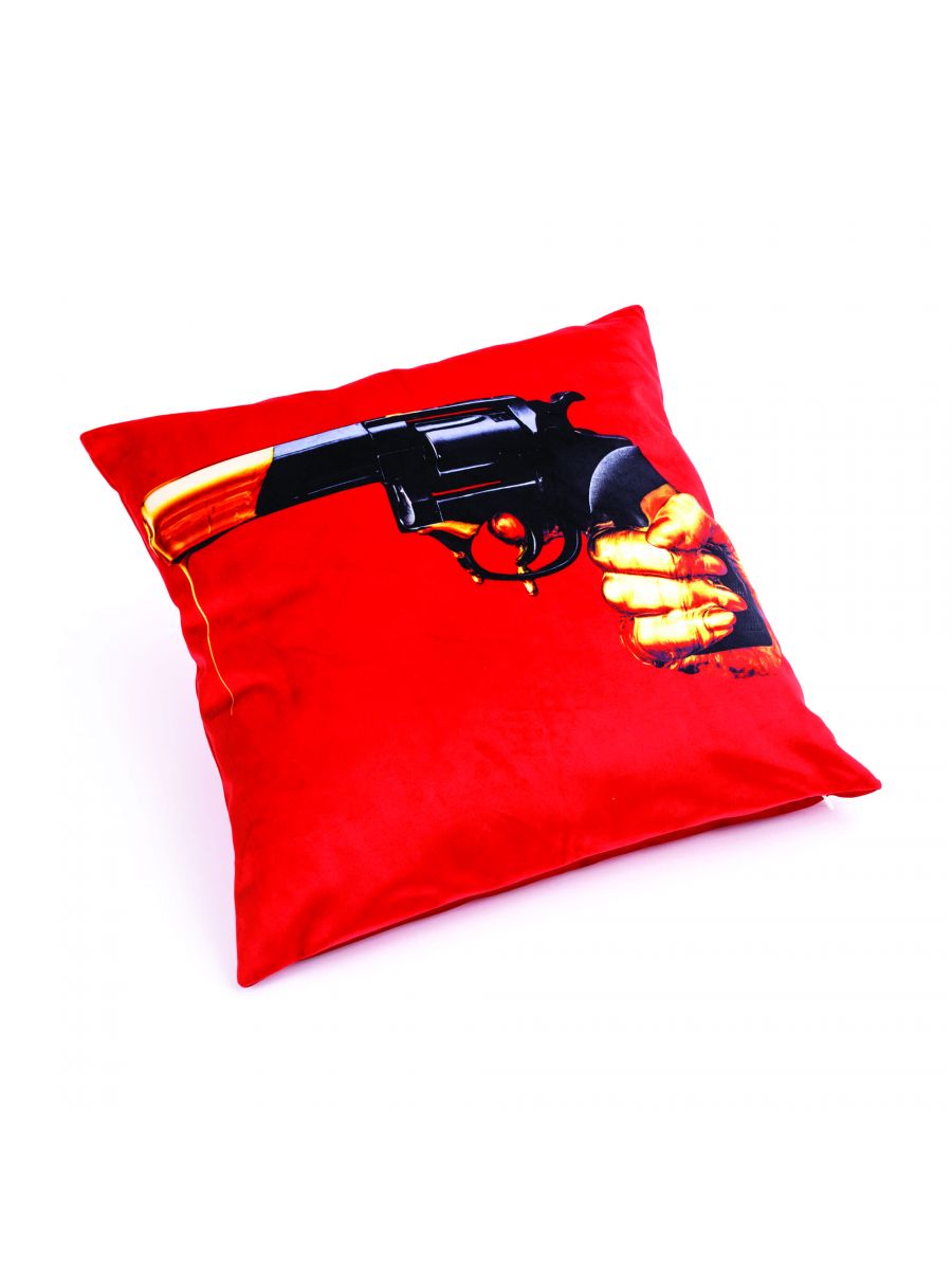 Coussin Revolver de ToiletPaper - Seletti-The Woods Gallery