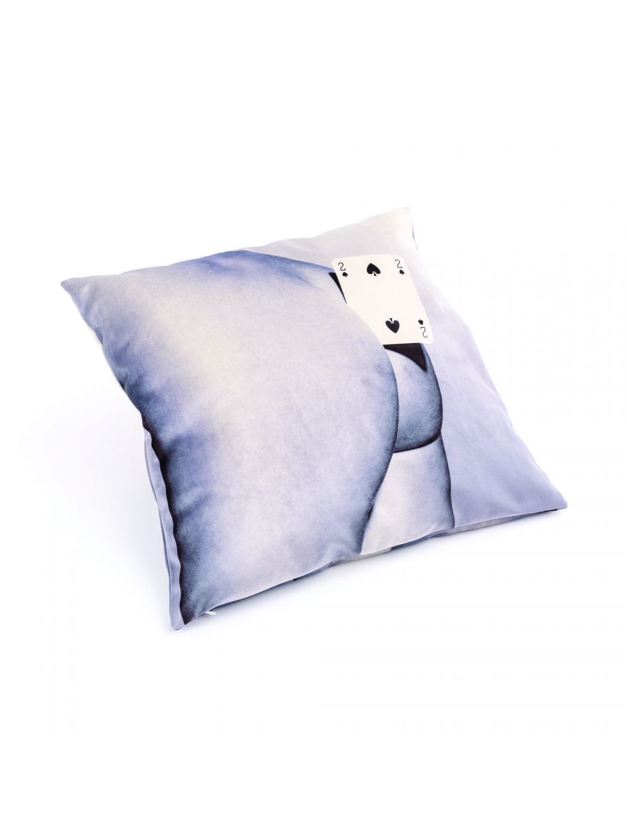 Coussin Two of Spades de ToiletPaper - Seletti-The Woods Gallery