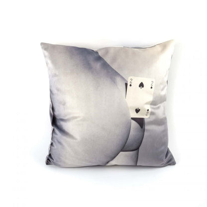 Coussin Two of Spades de ToiletPaper - Seletti-The Woods Gallery