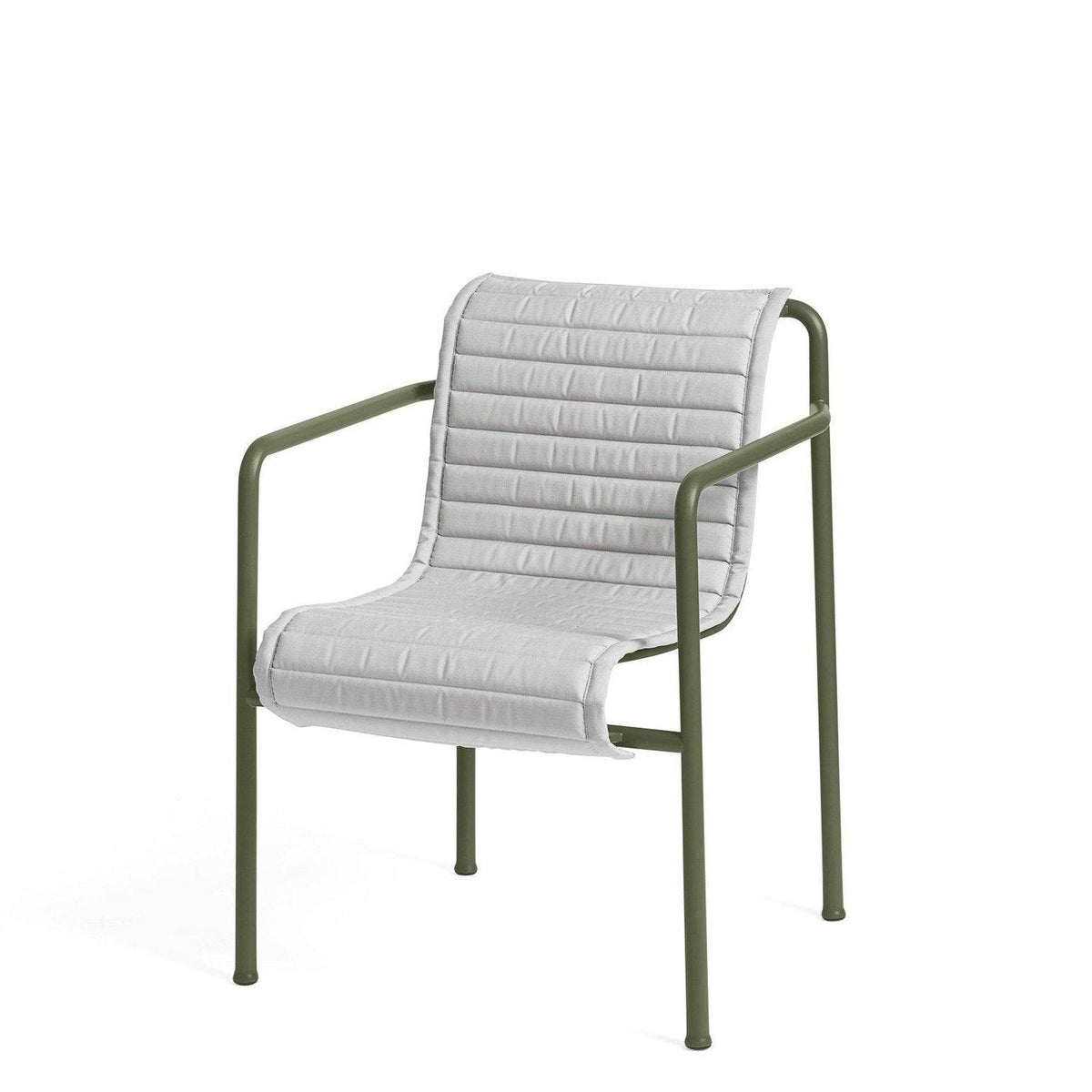 Coussin pour fauteuil de table Palissade - Hay-Gris ciel vue studio 3-The Woods Gallery