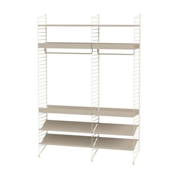 Dressing "Bedroom C" - String Furniture Beige, Blanc, Noi...