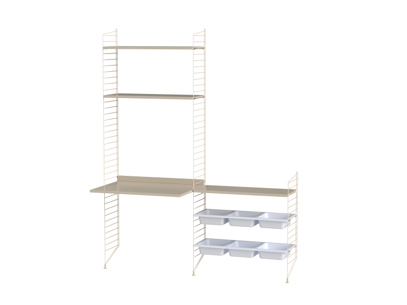 Ensemble Chambre d’enfant E - String Furniture-Blanc-The Woods Gallery