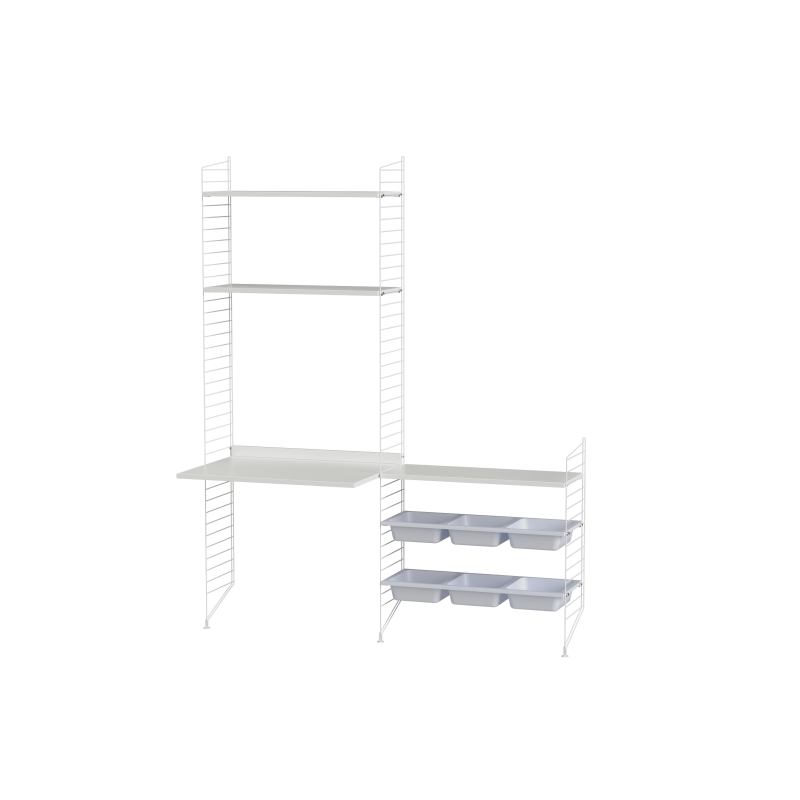 Ensemble Chambre d’enfant E - String Furniture-Blanc-The Woods Gallery