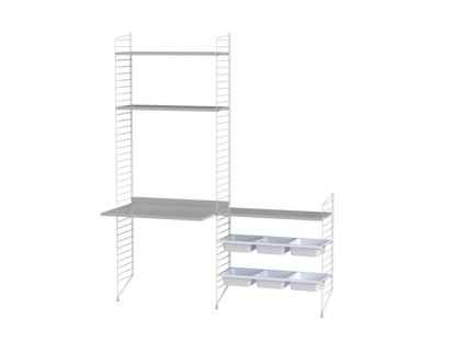 Ensemble Chambre d’enfant E - String Furniture-Gris-The Woods Gallery