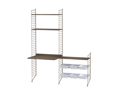 Ensemble Chambre d’enfant E - String Furniture-Marron - Noyer-The Woods Gallery