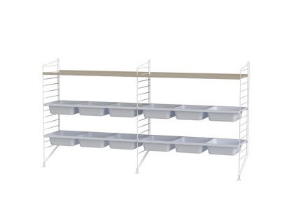 Ensemble Chambre d’enfant F - String Furniture-Beige - Blanc-The Woods Gallery