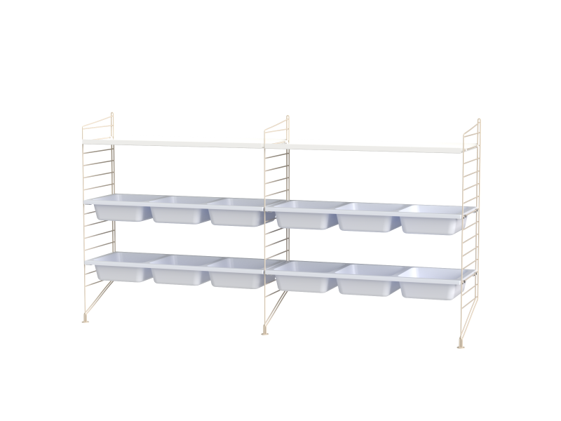 Ensemble Chambre d’enfant F - String Furniture-Blanc - Beige-The Woods Gallery